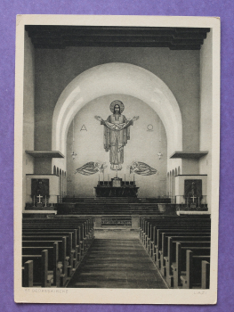 Ansichtskarte AK Stuttgart 1960-1970 St Georgs Kirche Chor Hugo Schlosser Architekt